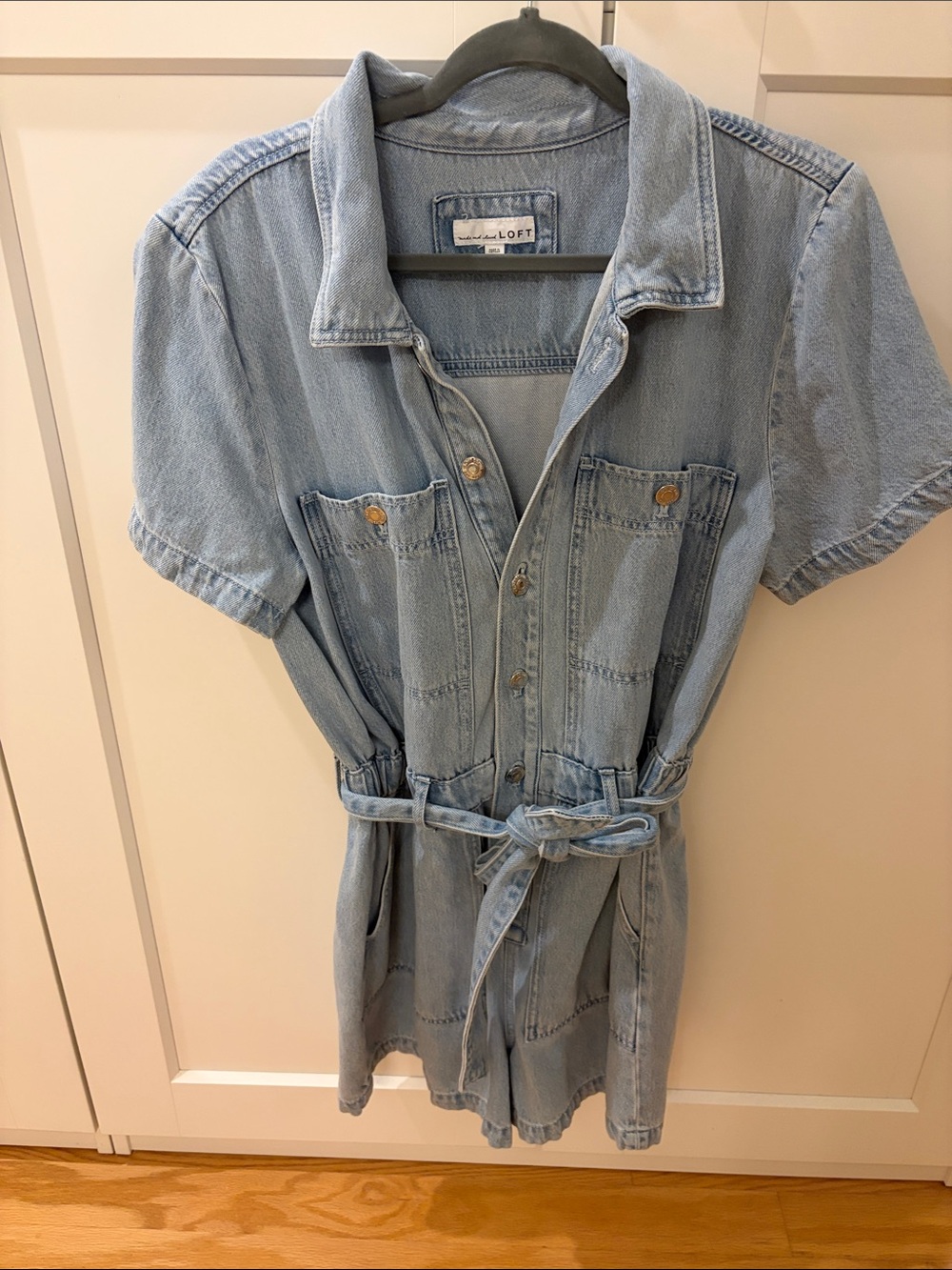 LOFT Light Denim Romper